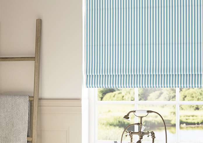 The British Stripe Co. Catherine, Notting Hill No.4 - Twist&Fit Roman Blind - Image 5
